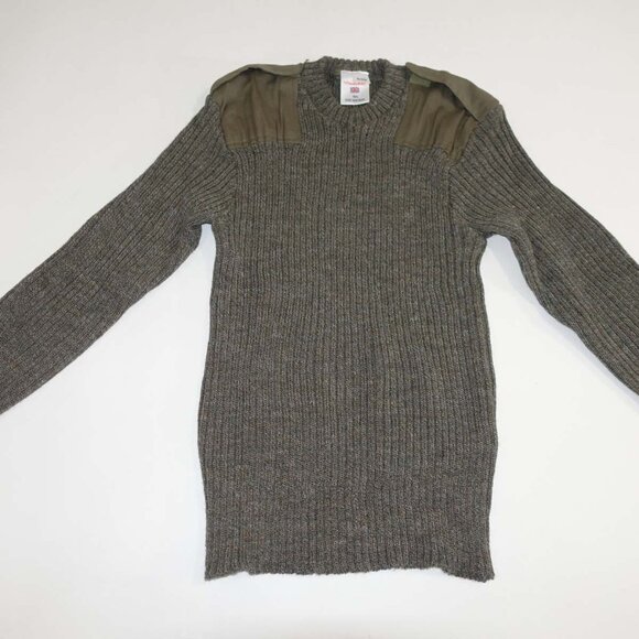 Brigade Quartermasters Men's Wolly Pully Sweater Medium 40 - 42 Olive Green - Picture 1 of 7